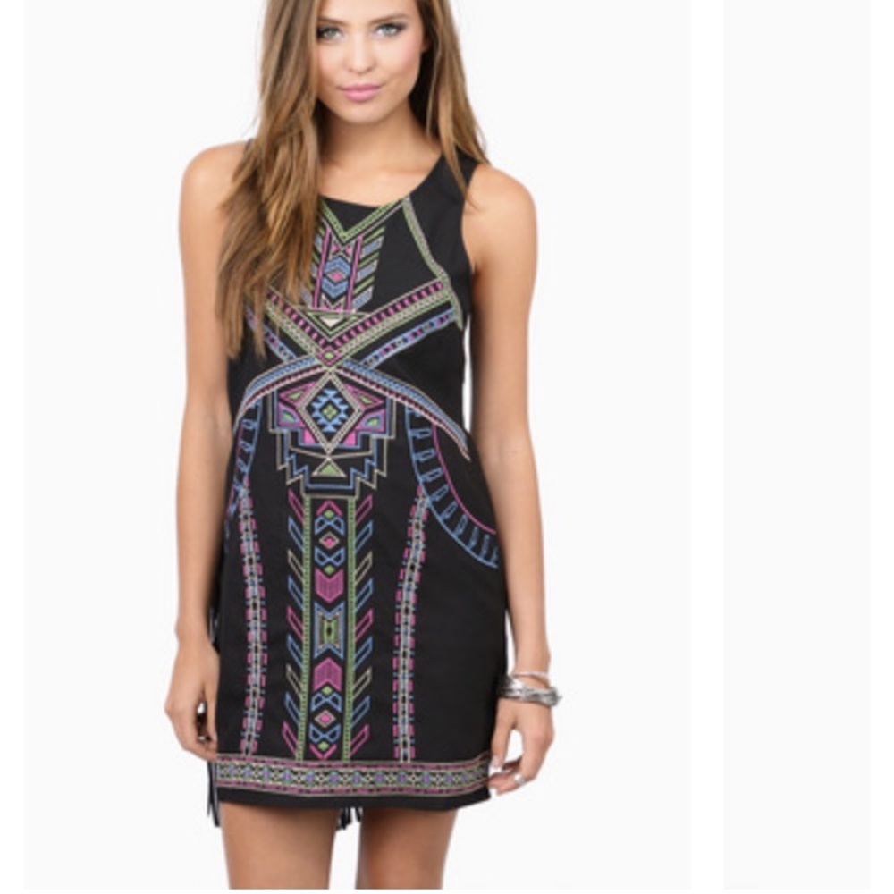 Neon Patterned Dress